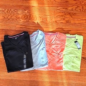 Tommy Hilfiger v neck t-shirts (4)